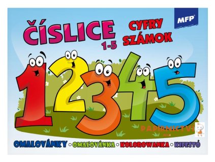 Omalovánky MFP Číslice 1-5