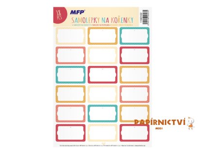 Samolepky na kořenky MFP  2 1160102