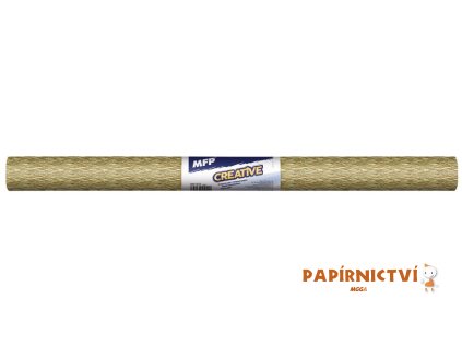 Krepový papír role 50x200cm zlatý 5811372