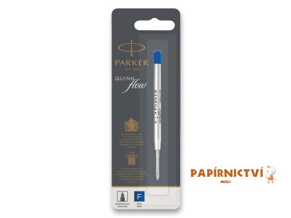 Náplň PARKER QuinkFlow do kuličkového pera - modrá F
