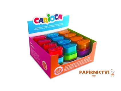 43108 CARIOCA Display Sharpener MAXI Blister 12 pcs