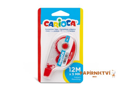 42091 CARIOCA Corrector Tape 12M 1pc