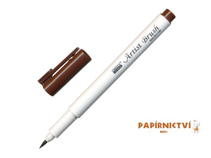 M1100-18 DARK BROWN ARTIST BRUSH