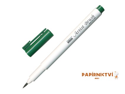 M1100-4 GREEN ARTIST BRUSH