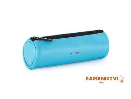 Pouzdro etue PU kulatá PASTELINI modrá 7-825