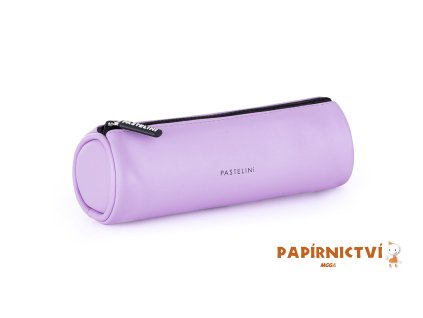 Pouzdro etue PU kulatá PASTELINI fialová 7-829