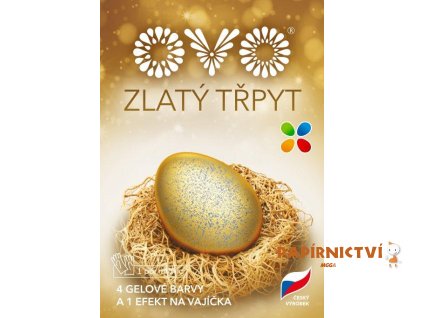 Velikonoční barvy OVO gel zlatý třpyt 5x5ml