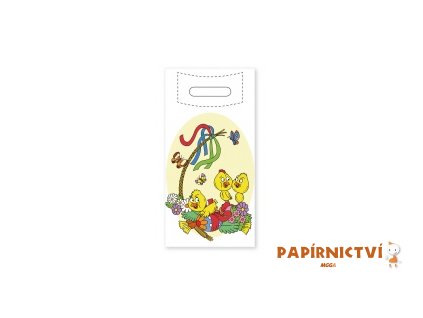 Taška velikonoční Kuřátka 20x40