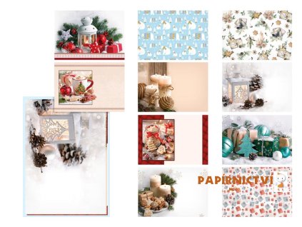 Dopisní obálka MFP C5 vánoční mix 5550291