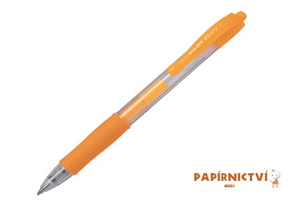 Gelový roller G-2 0,7 - neonová meruňková oranžová