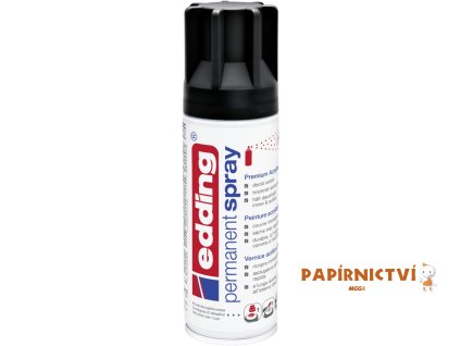Akrylový sprej EDDING 5200, 200ml, černá matná 901