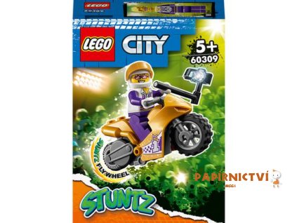 LEGO City 60309 Kaskadérská motorka se selfie tyčí