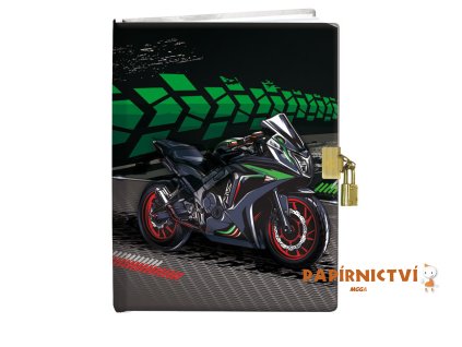 Památník 13x18cm se zámkem Motorka