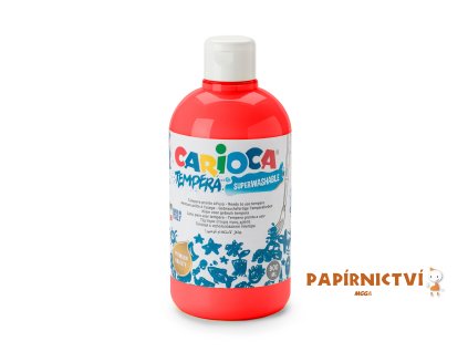 KO027 CARIOCA Ready Tempera 500ml 10 Red