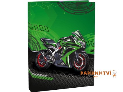 Box na sešity A4 Moto race