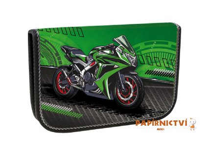 Školní penál jednopatrový Moto Race