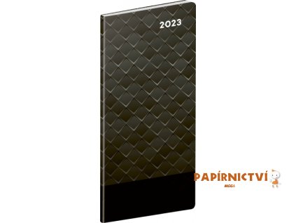 kapesni diar cerny kov 2023 planovaci mesicni 8 18 cm 79836 l38