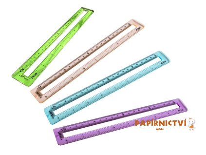 y plus mid pravitko transparentni 20 cm mix barev