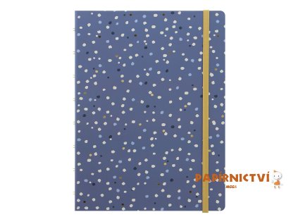 Filofax Notebook Indigo A5, Snow