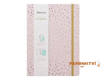 Filofax Notebook Confetti A5, Rose Quartz
