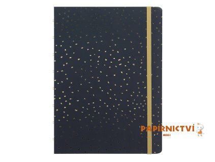 Filofax Notebook Confetti A5, Charcoal