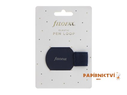 Filofax nalepovací elastické poutko na pero, Charcoal
