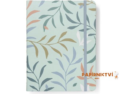 Filofax Notebook Botanical, A5, Mint