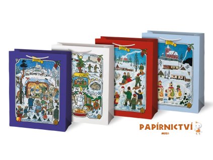 Taška MFP vánoční L LADA mix č.1 (260x340x140) 5250658