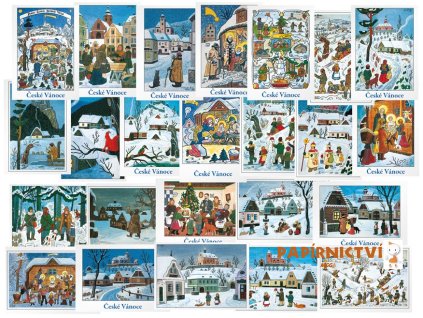 Pohlednice vánoční Josef Lada 1170111