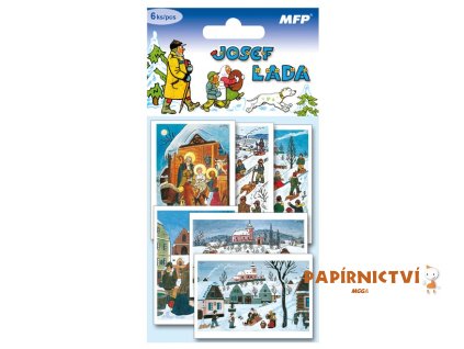 Jmenovka na dárky - Josef Lada (6ks) 1240542