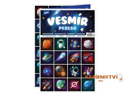 Pexeso MFP 3xA4 Vesmír 5301162
