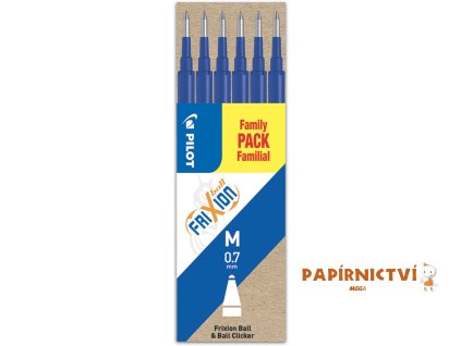 Náplň FriXion Ball 0,7 -Sada 6 ks - modrá