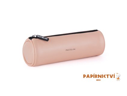 Pouzdro etue PU kulatá PASTELINI meruňková 9-500