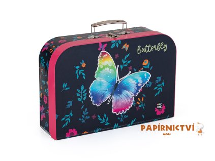 Kufřík lamino 34 cm Motýl 2 6-05023
