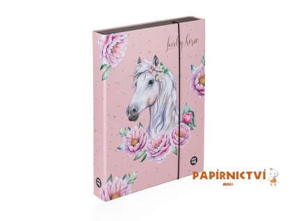 Box na sešity A4 Jumbo Kůň romantic 5-71023