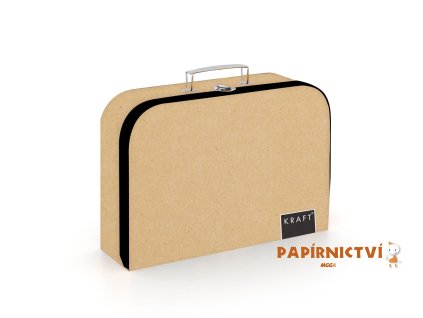 Kufřík lamino 34 cm KRAFT nature 6-07423
