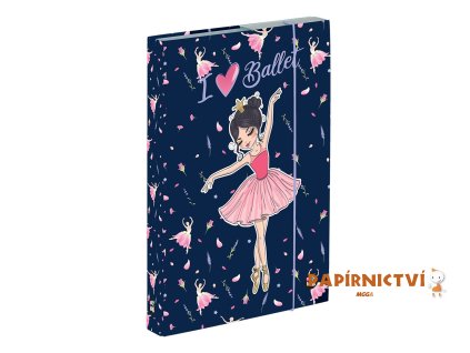 Box na sešity A4 Jumbo Baletka 8-77323