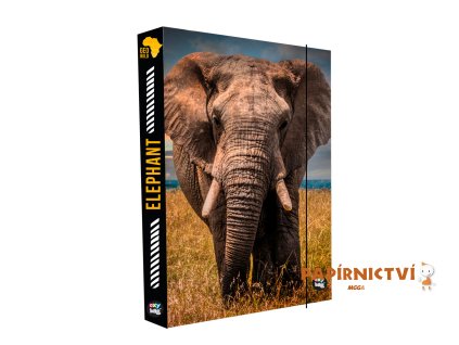 Box na sešity A4 Jumbo Slon 1-44623