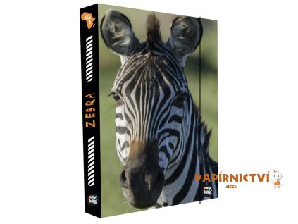 Box na sešity A4 Jumbo Zebra 8-76923