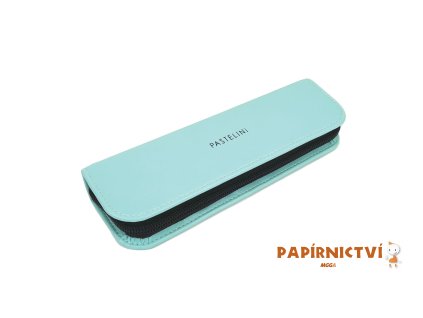 Studentský penál PASTELINI zelená 9-24923