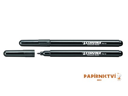 Permanentní popisovač CARIOCA 1mm - černý