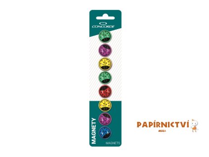 Magnety CONCORDE Berušky 20mm, 8 ks, blistr A65535