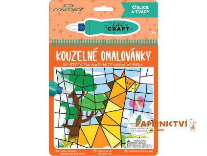 Kouzelné omalovánky CONCORDE, Číslice a tvary A450