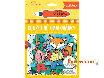 Kouzelné omalovánky CONCORDE, Zvířátka A452