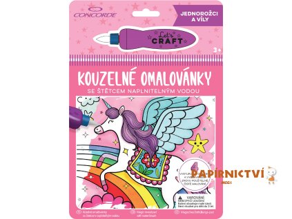 kouzelne omalovanky concorde jednorozci a vily 20201028195445329808778