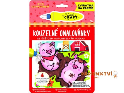 Kouzelné omalovánky CONCORDE, Zvířátka na farmě A455