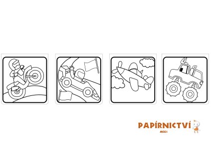 Kouzelné omalovánky CONCORDE, Auto-moto A456