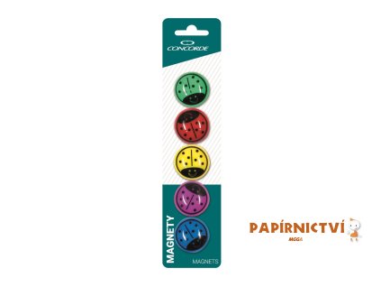 Magnety CONCORDE Berušky 35mm, 5ks, blistr A65537