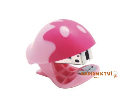 Sešívačka KEYROAD MINI, růžová, blistr A851