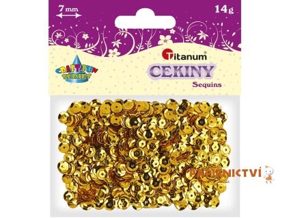 Flitry, 7mm/14g, zlatý